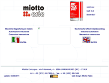 Tablet Screenshot of miottoeste.it